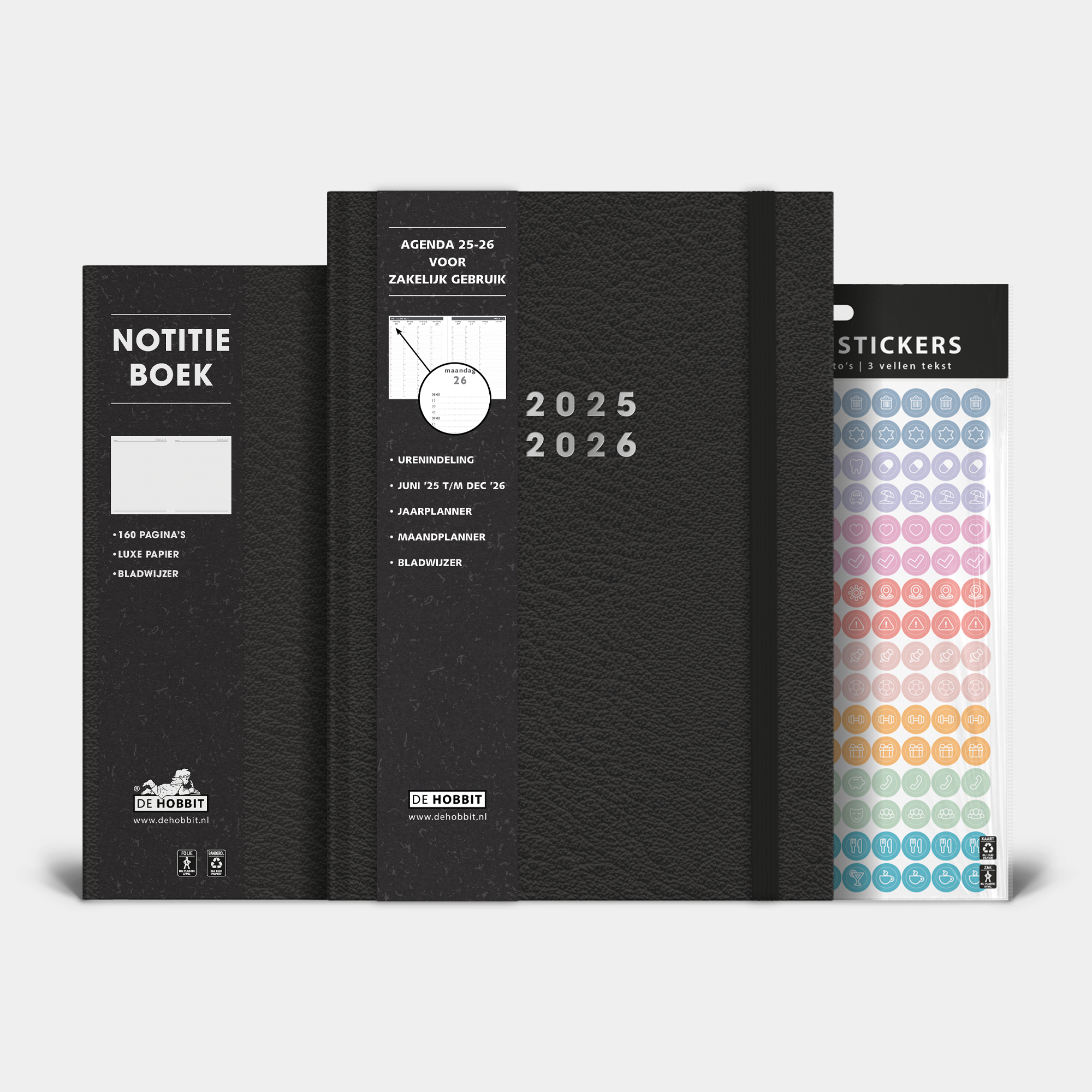 AFSPRAKENAGENDA BUNDEL 2025-2026 A4 LEDERLOOK