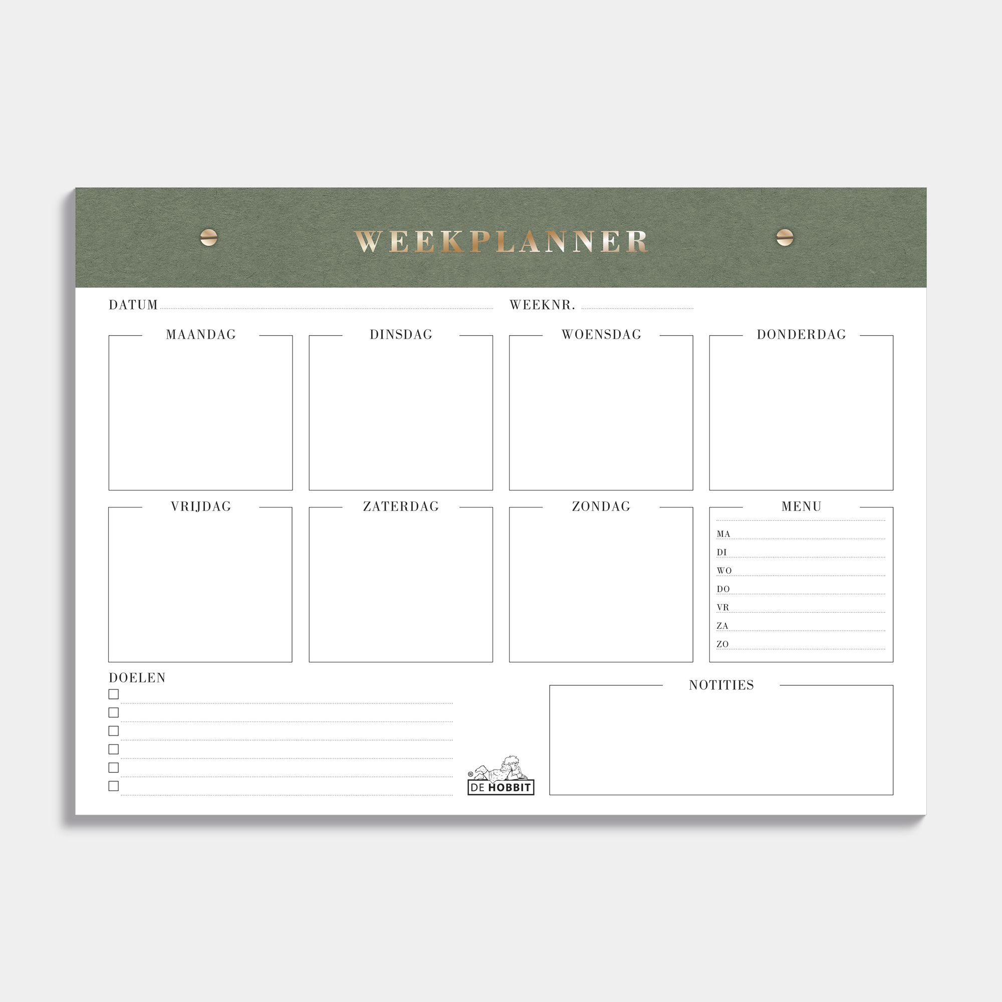 BUREAUPLANNER UNDATED A5+ SUEDELOOK