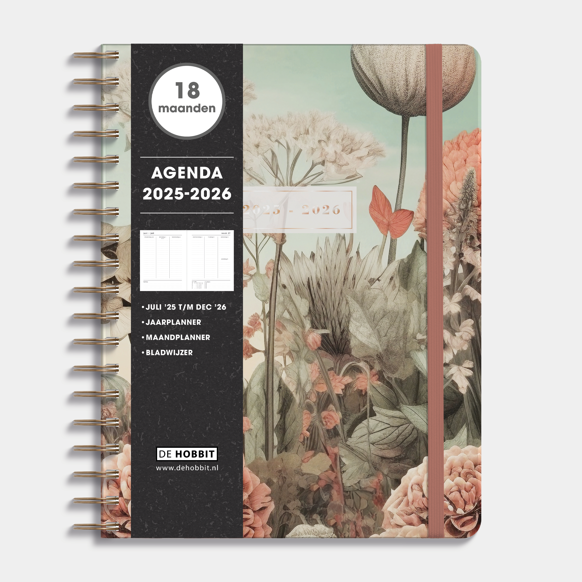 18 MAANDEN AGENDA BUNDEL 2025-2026 ±A4 VELDBLOEMEN