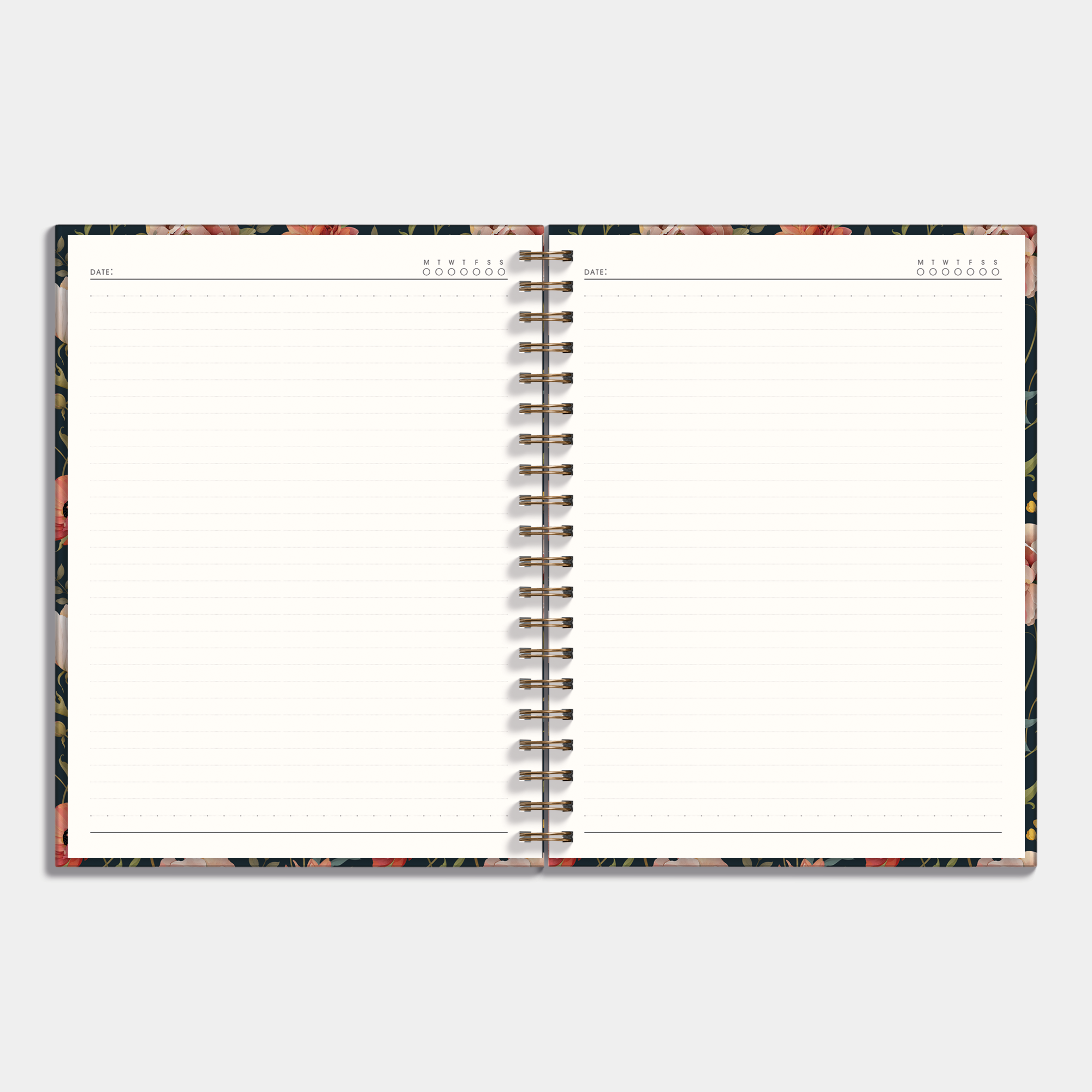 DOCENTENAGENDA BUNDEL 2026-2027 A5 AQUAREL WILDE BLOEMETJES