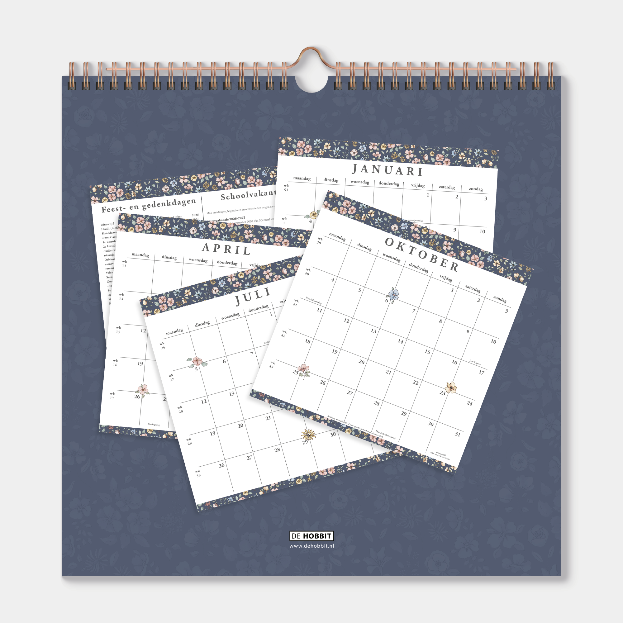 JAARKALENDER 2027 BLOEM KLEIN