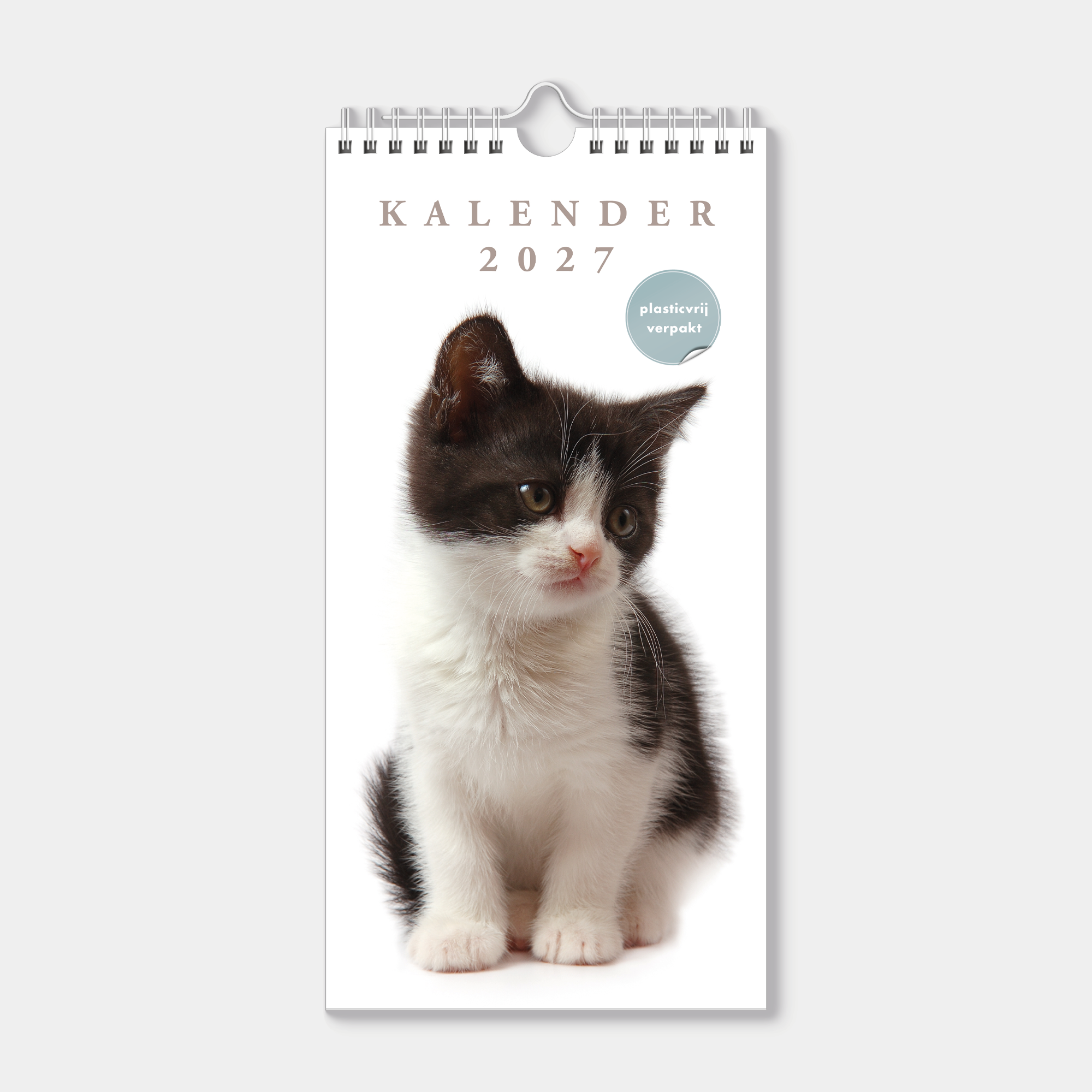 Hobbit - Minikalender - 2027 - Maandplanner - 30x15cm - Katten