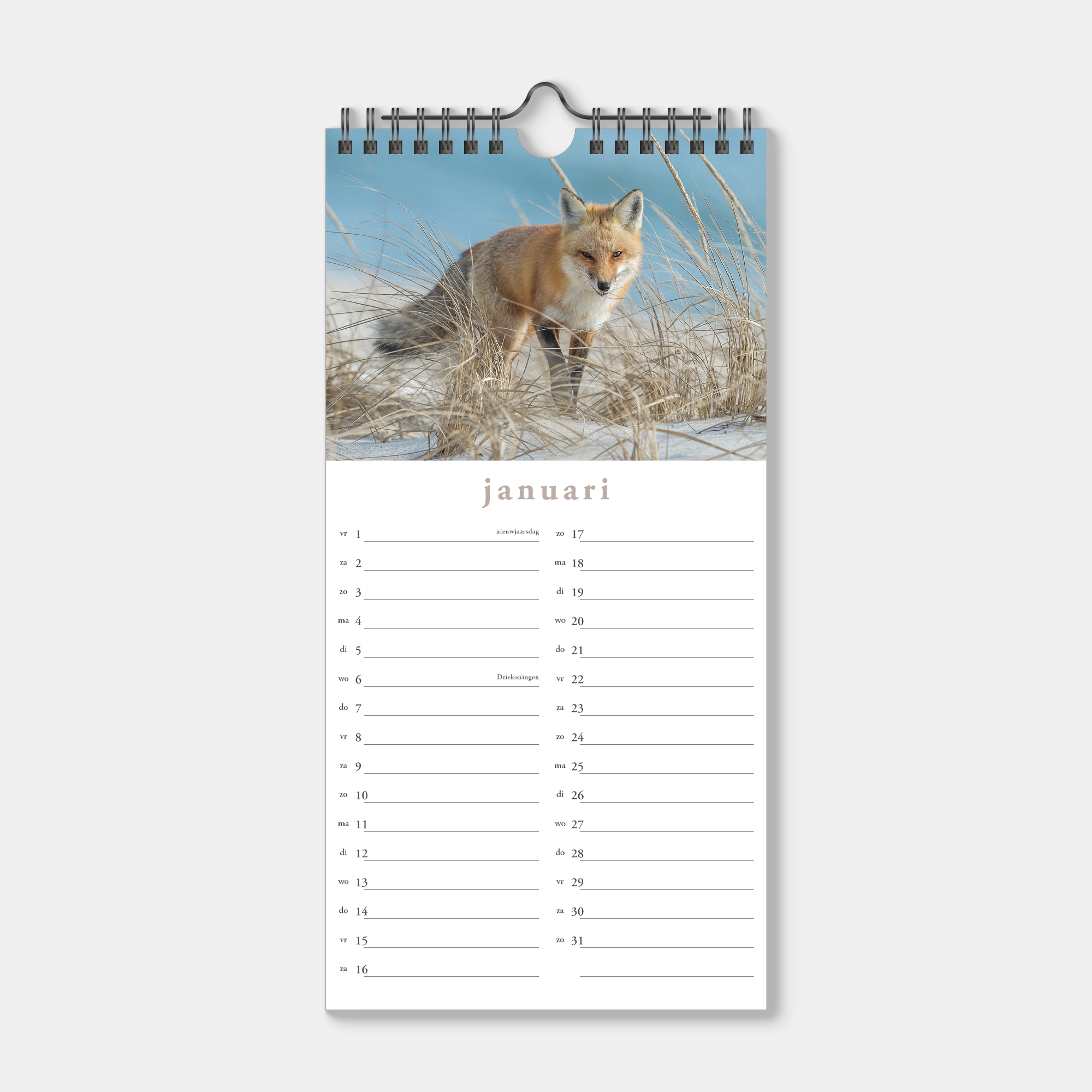 MINIKALENDER 2027 NATUUR