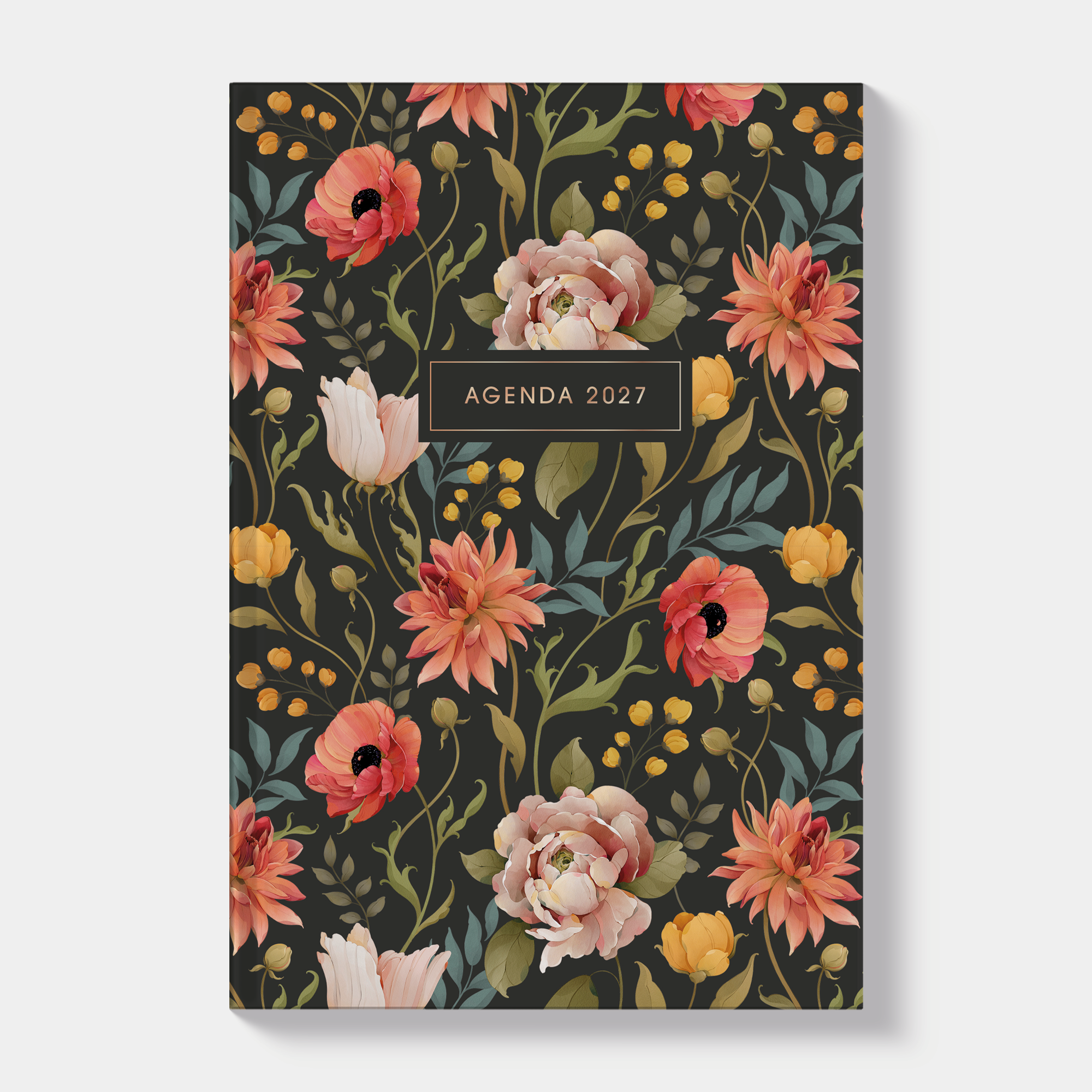 BASIC AGENDA 2027 A5 VINTAGE BLOEMEN