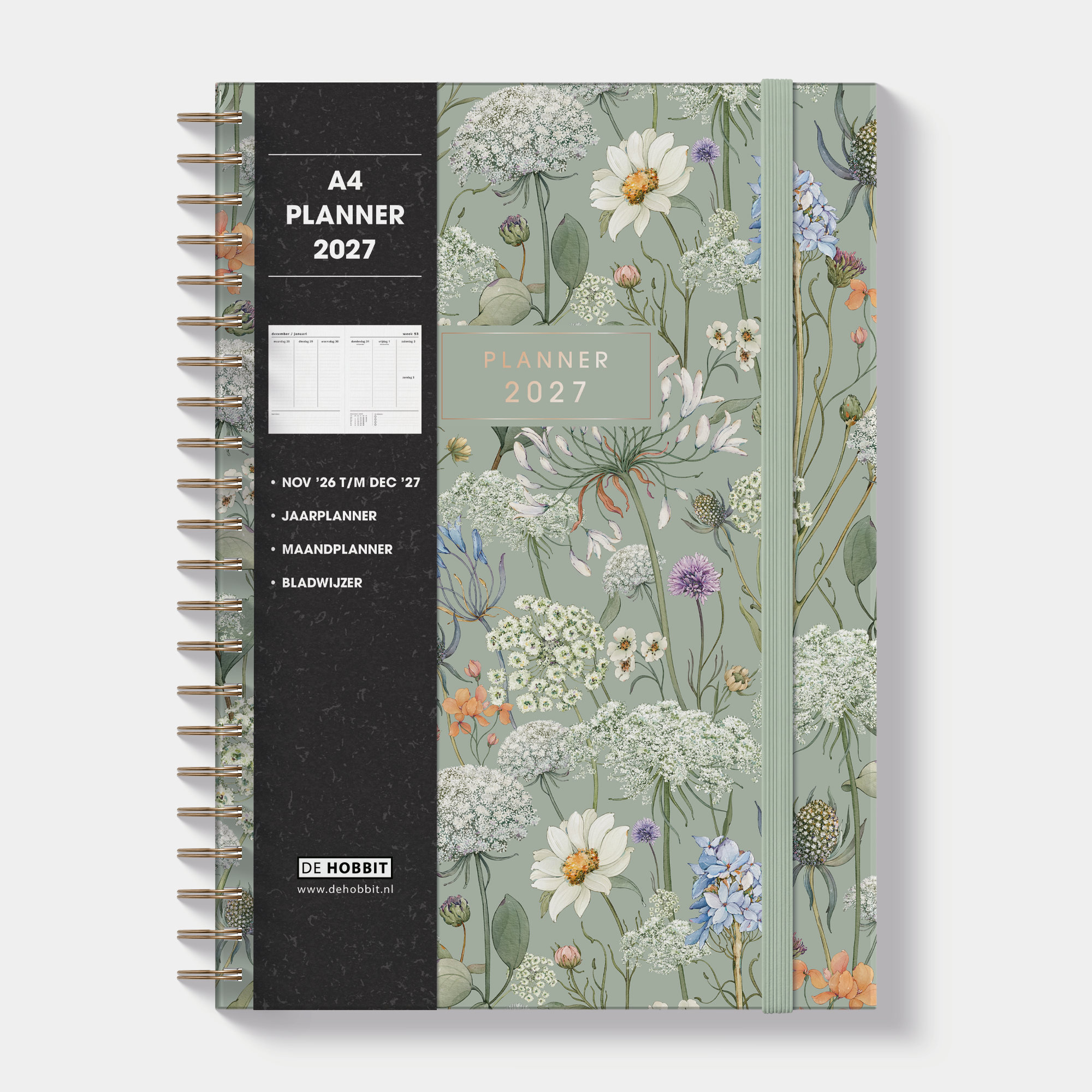 PLANNER 2027 A4 WEIDEBLOEMEN