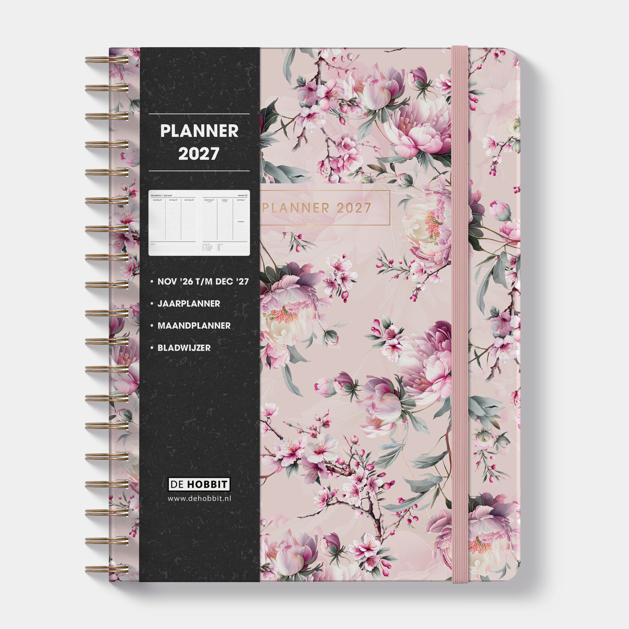 WEEKPLANNER 2027 ±A4 KERSENBLOESEM