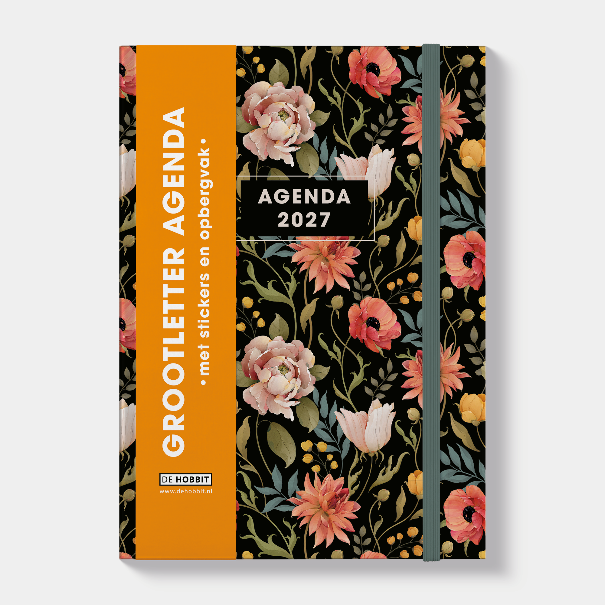 GROOTLETTER AGENDA 2027 A4 KLASSIEKE BLOEMEN