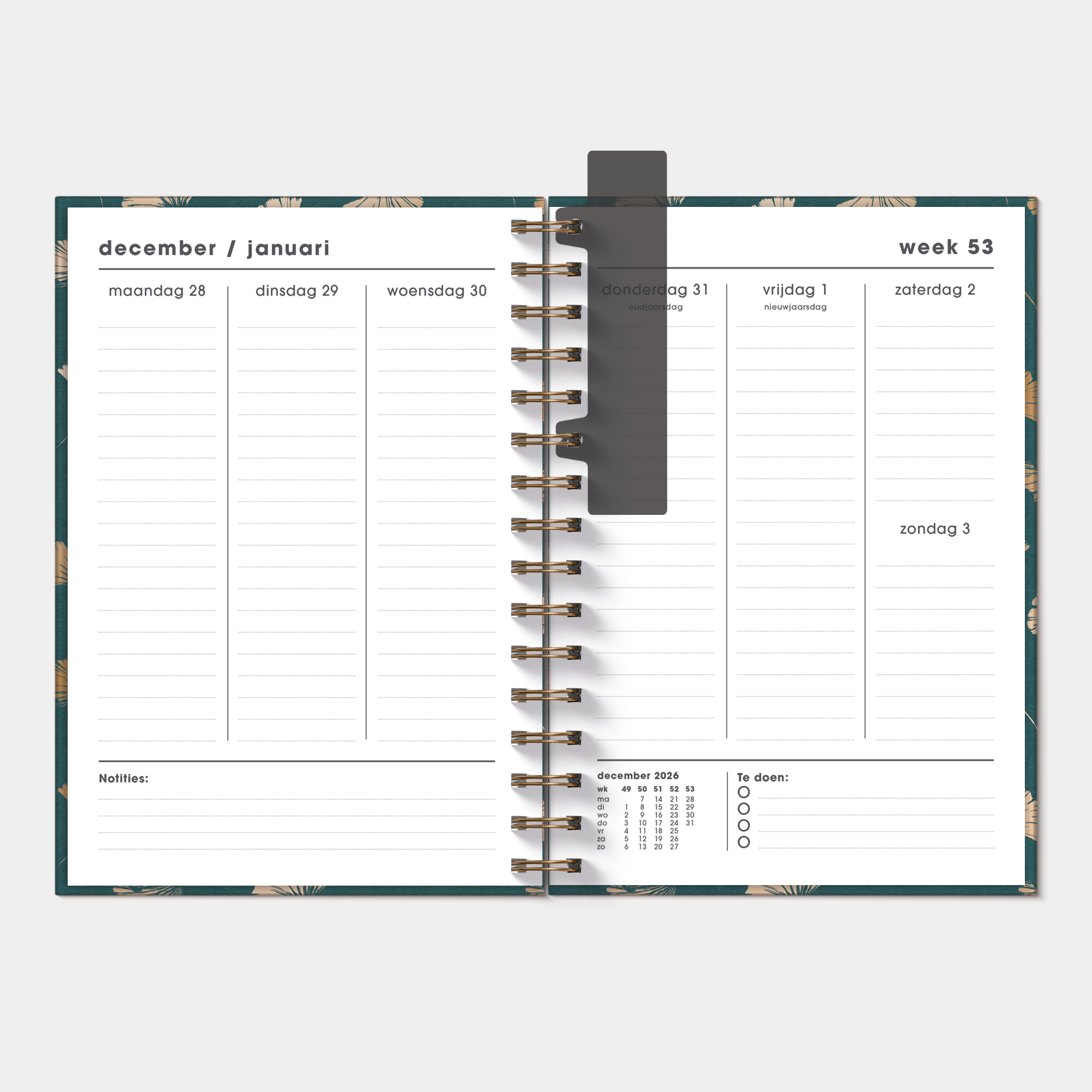 PLANNER 2027 A5 GINKGO GOUD