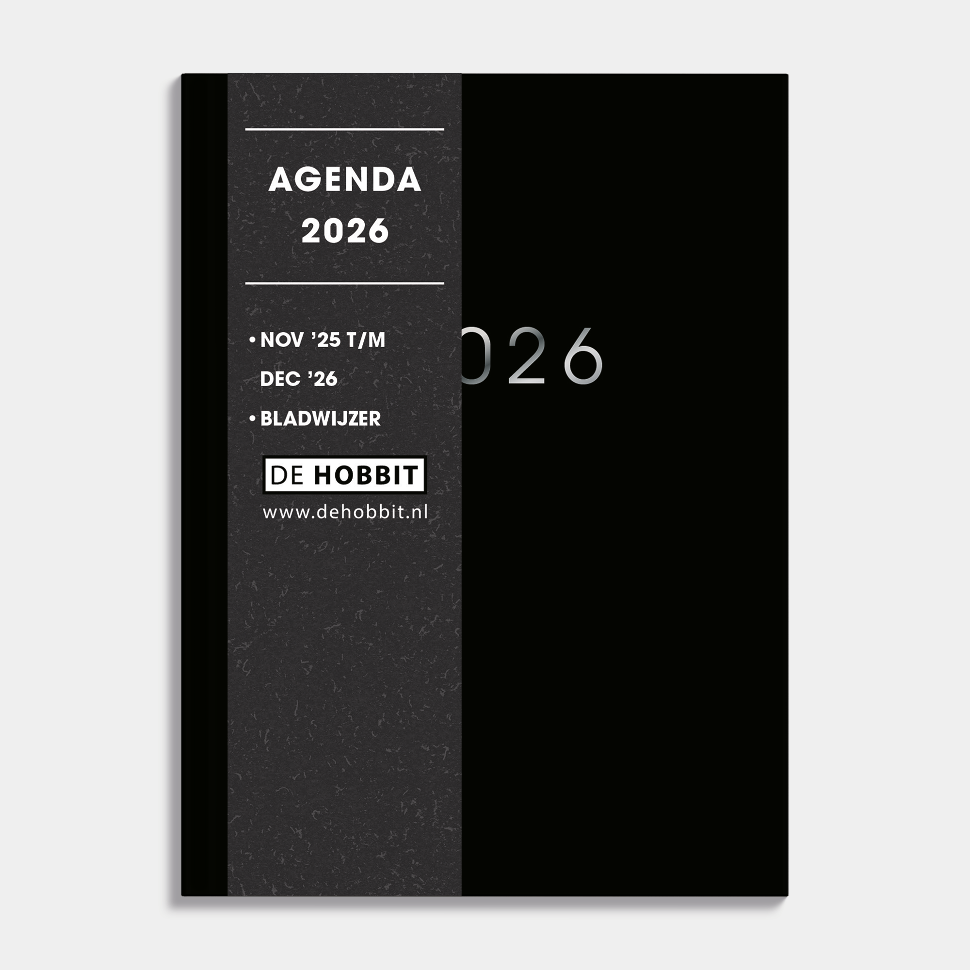POCKET AGENDA 2026 A6 ZWART