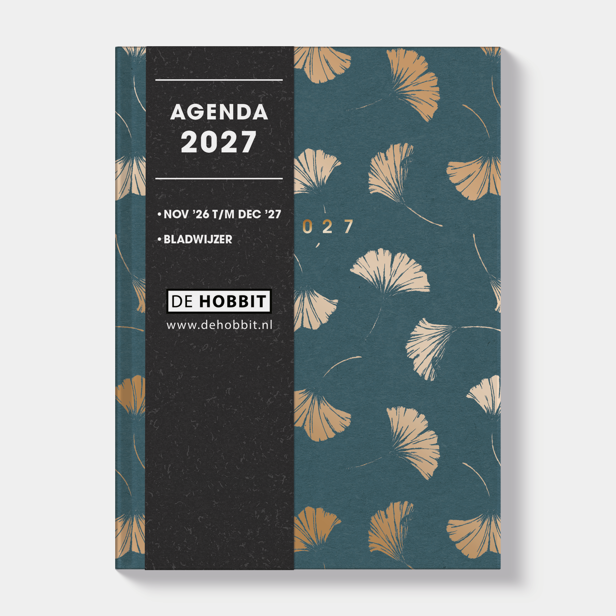 POCKET AGENDA 2027 A6 GINGKO GOUD