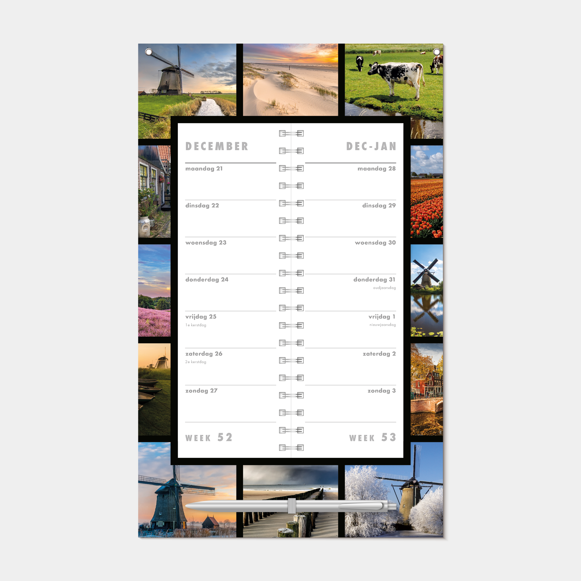 OMSLAGKALENDER 2027 HOLLAND