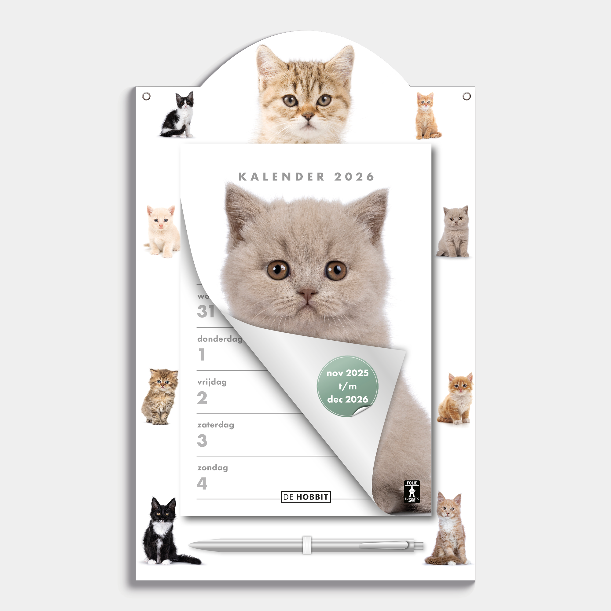 WEEKSCHEURKALENDER 2026 KATTEN