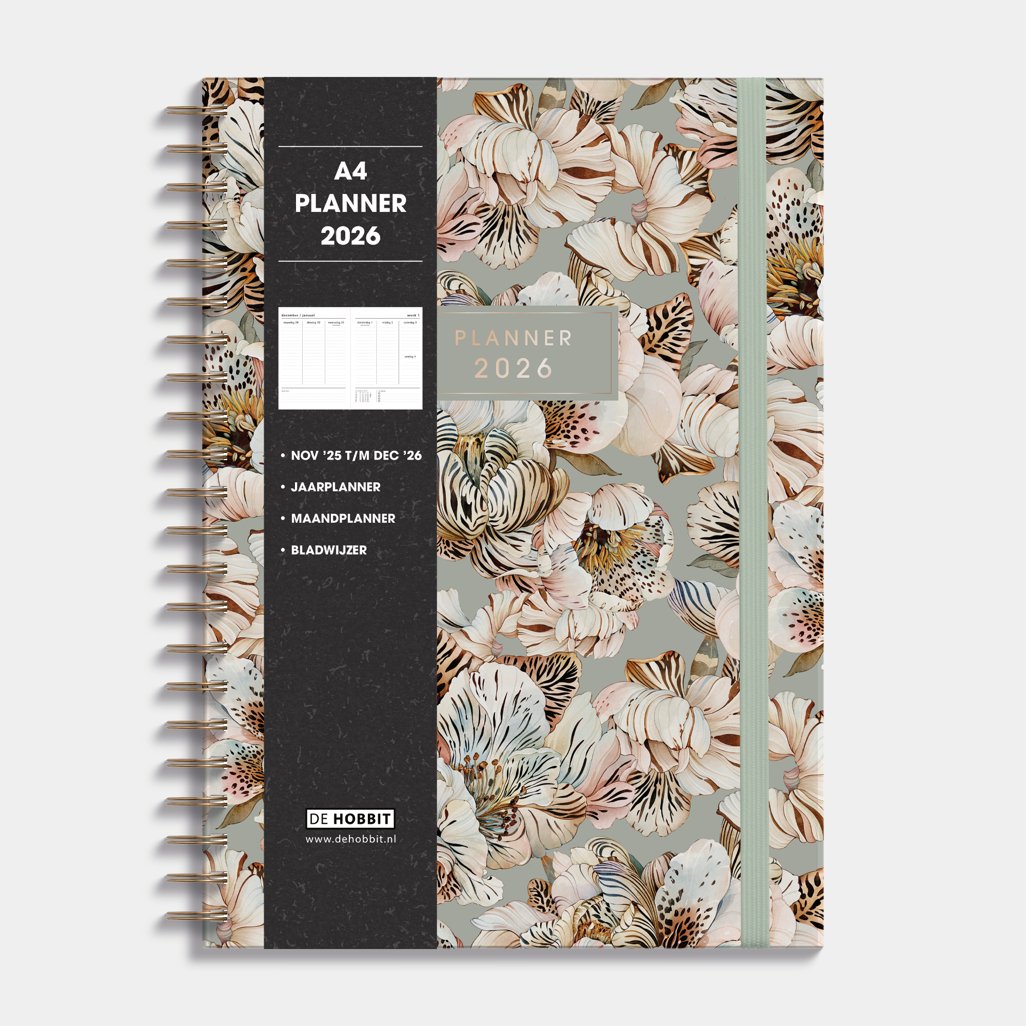 PLANNER 2026 A4 TIJGERLELIE