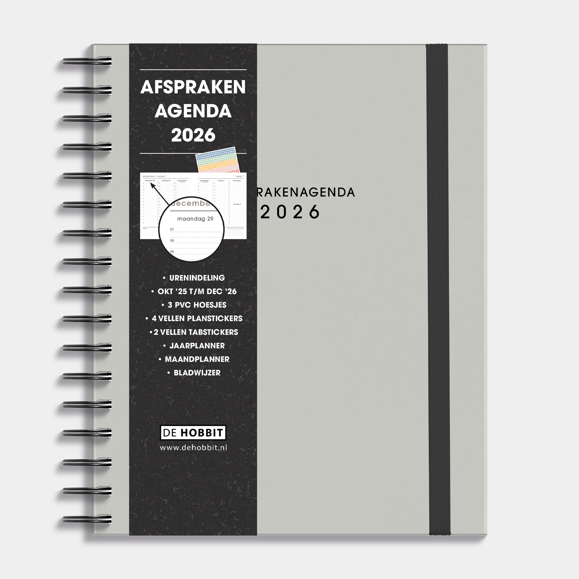AFSPRAKENAGENDA 2026 A5+ WASHED CRAFT