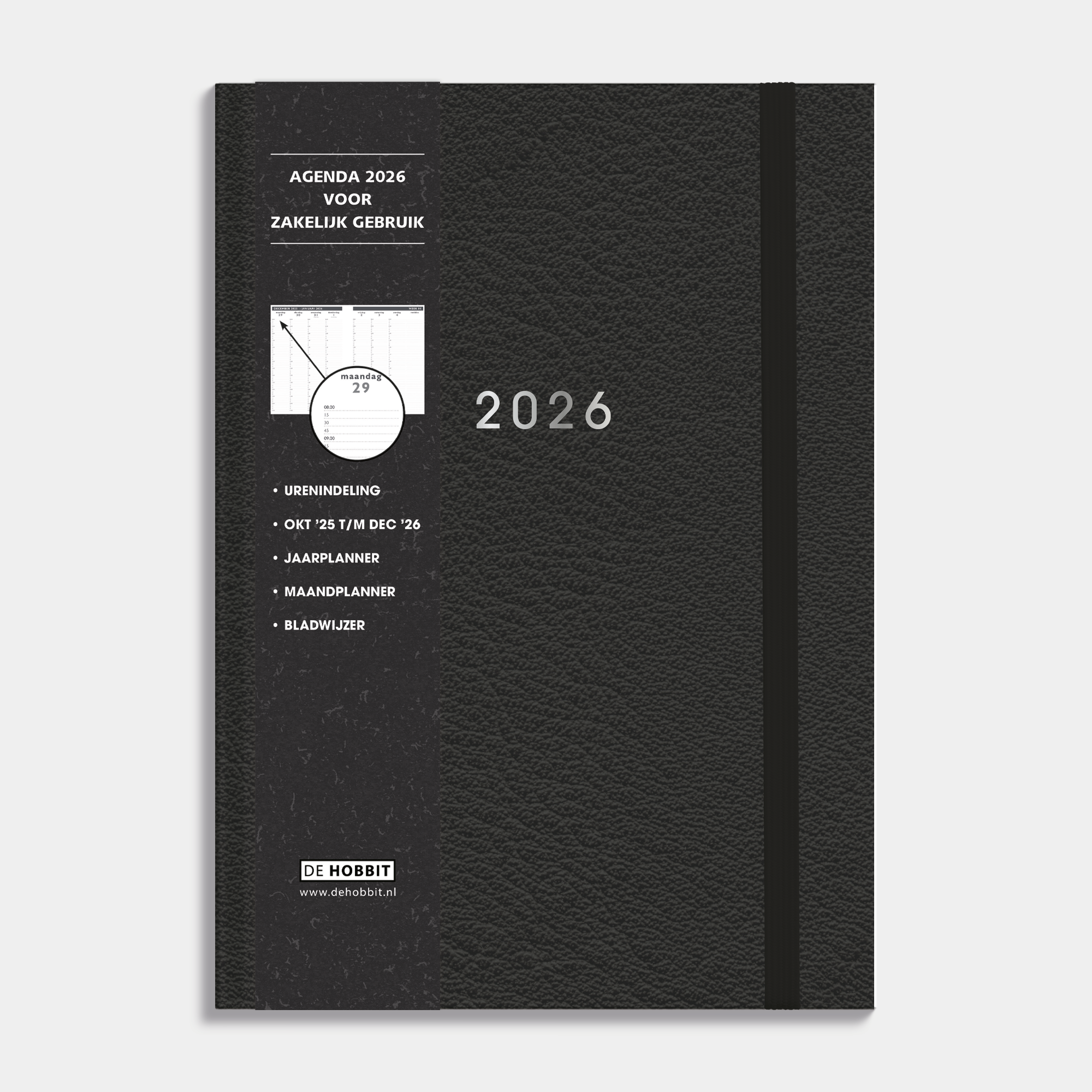 AFSPRAKENAGENDA 2026 A4 LEDERLOOK