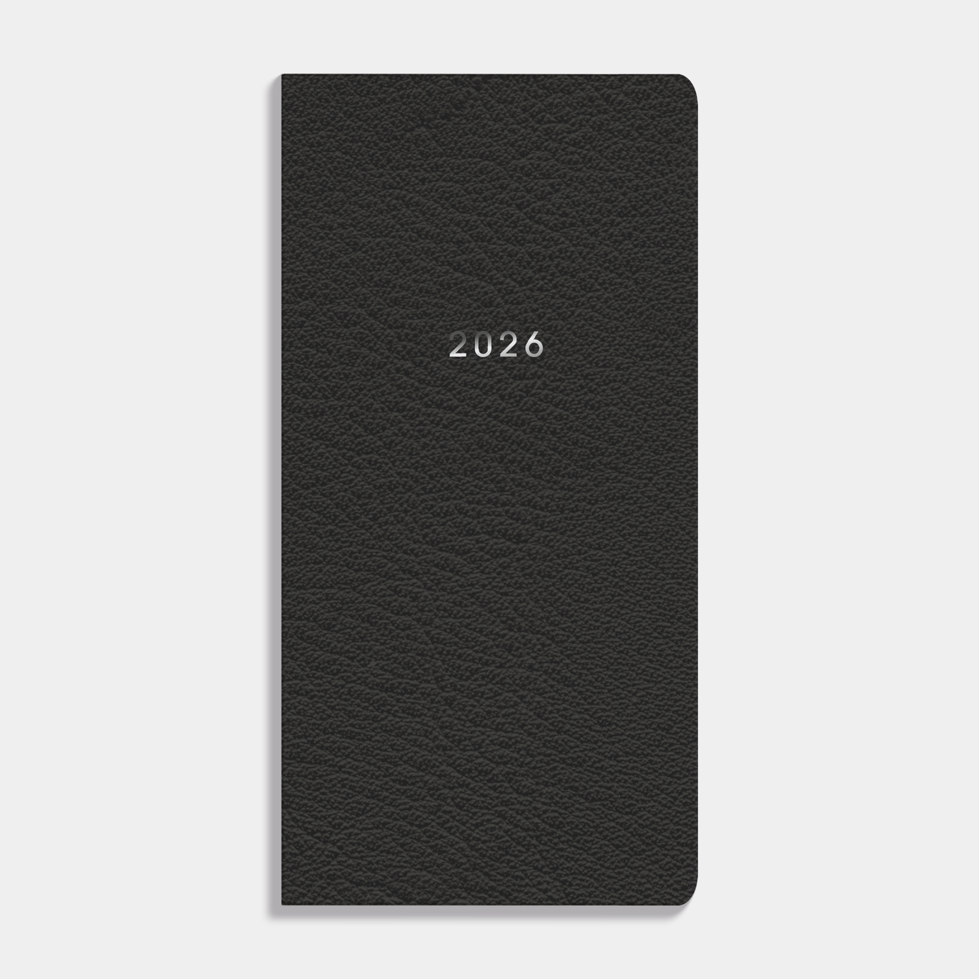 AFSPRAKENAGENDA POCKET 2026 LEDERLOOK