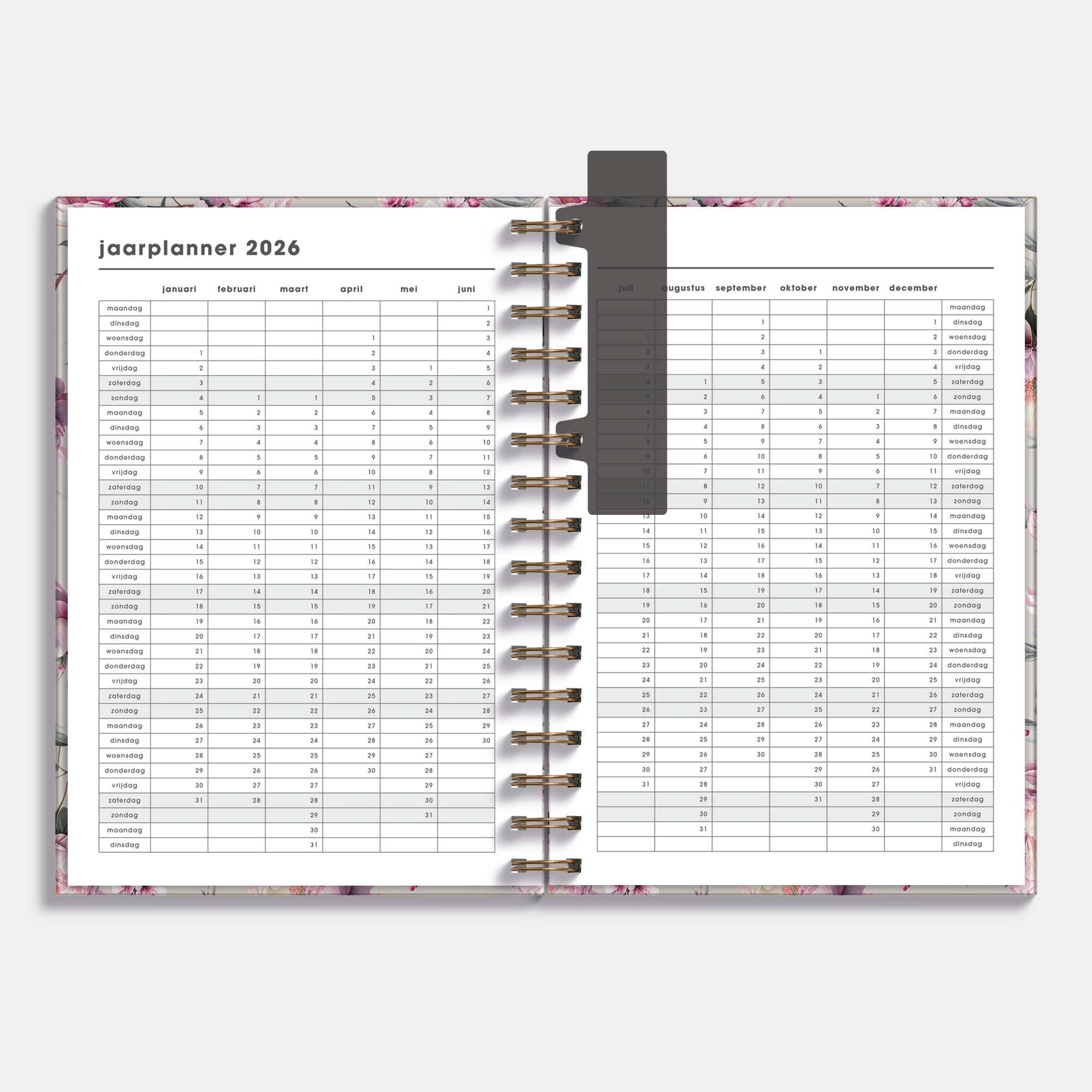 PLANNER 2026 A5 KERSENBLOESEM
