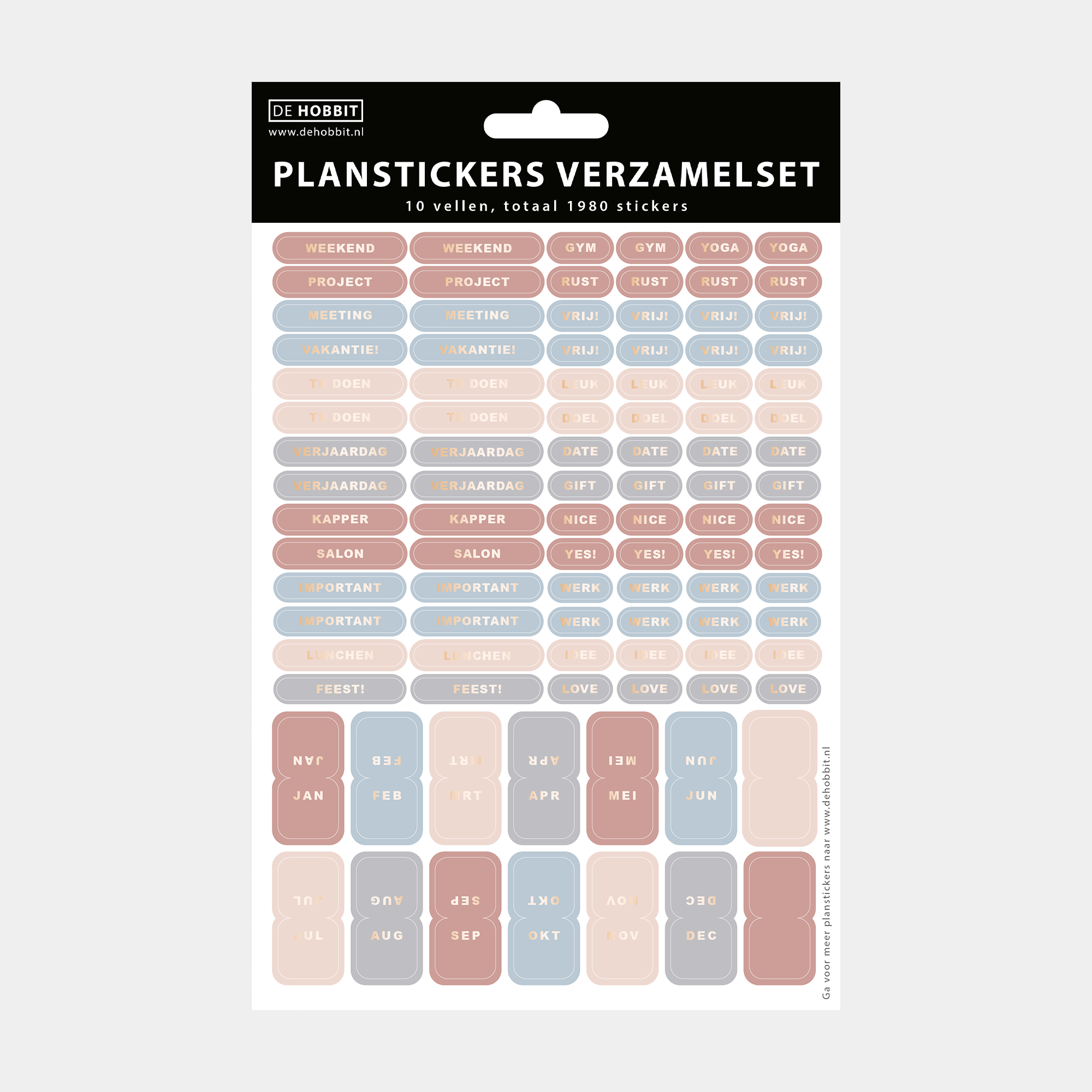 PLANSTICKERS VERZAMELSET