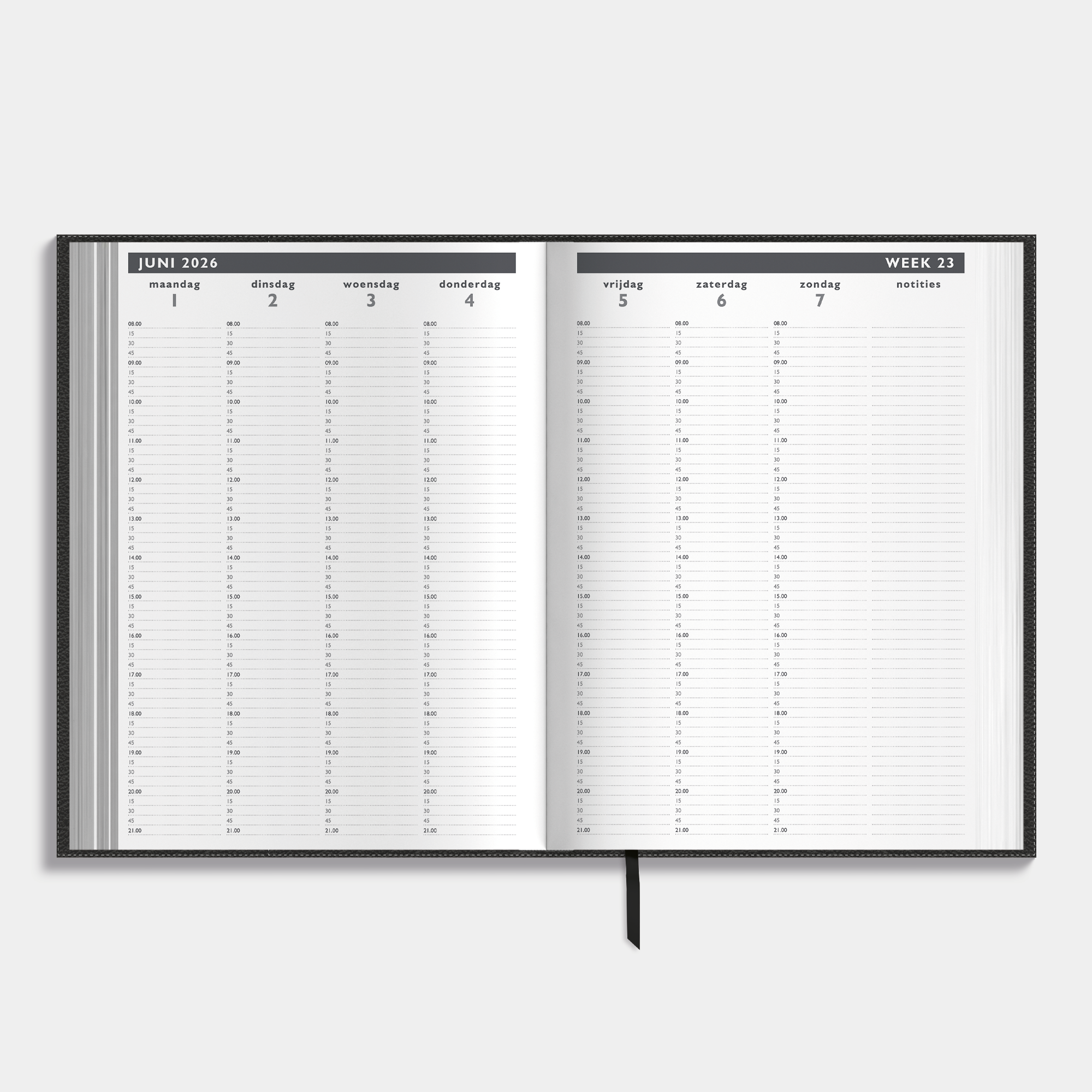 AFSPRAKENAGENDA 2026-2027 A4 LEDERLOOK