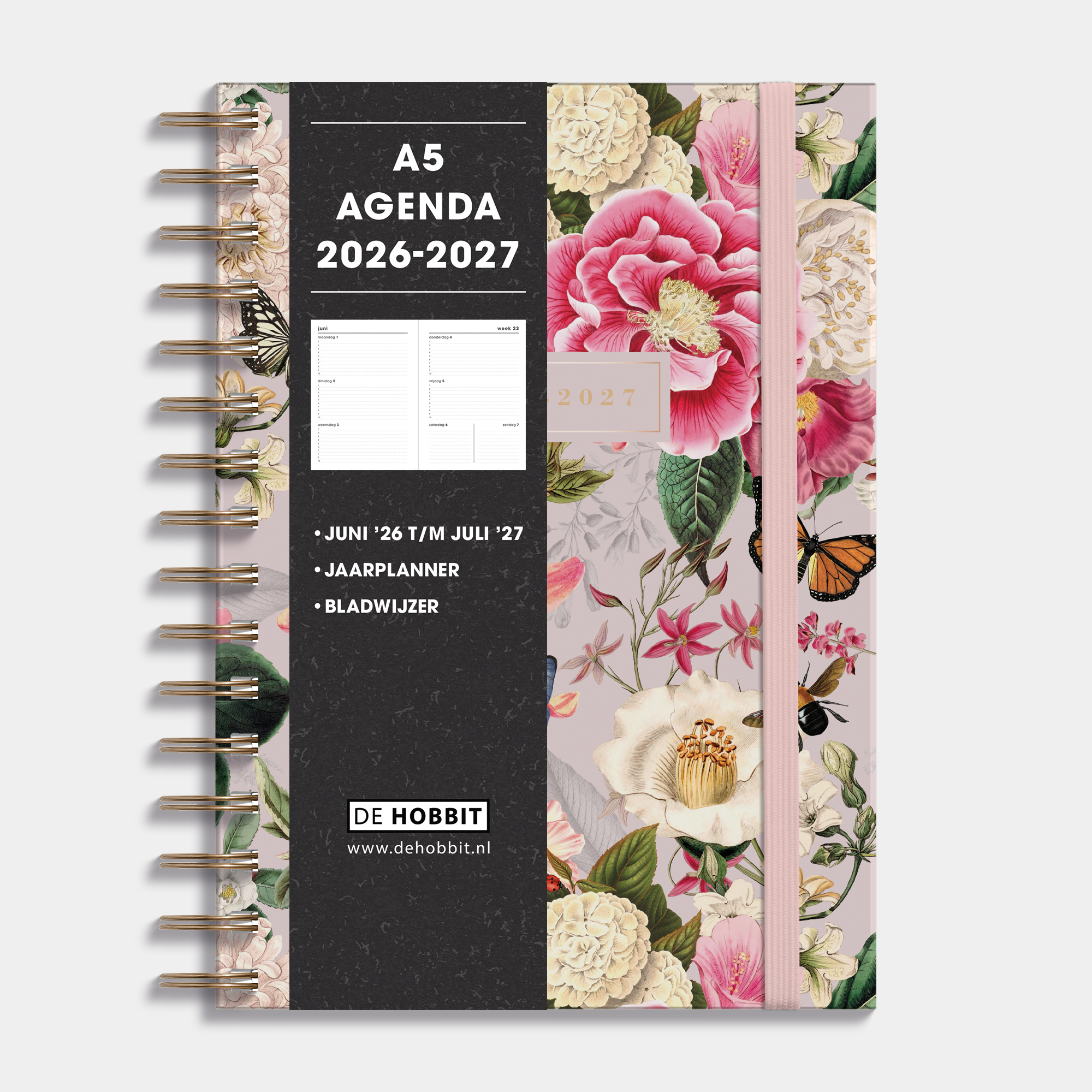 RINGBAND AGENDA 2026-2027 A5 BROCANTE