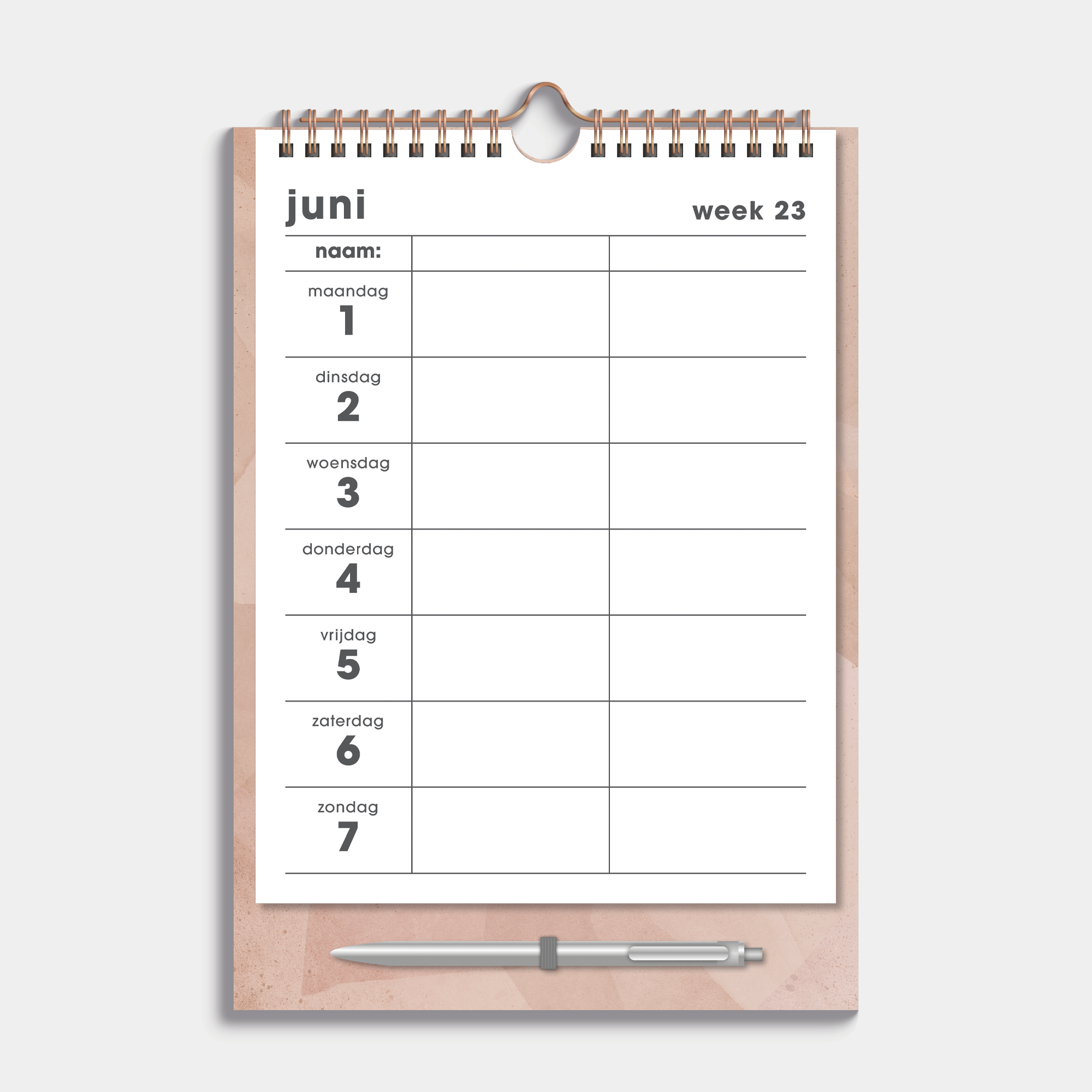 DUOPLANNER 2026-2027 A4 ABSTRACT OUDROZE