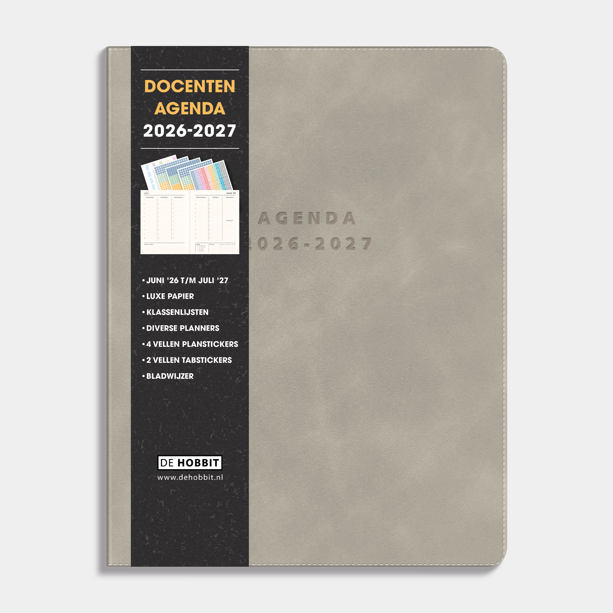 DOCENTENAGENDA 2026-2027 ±A4 SUEDELOOK