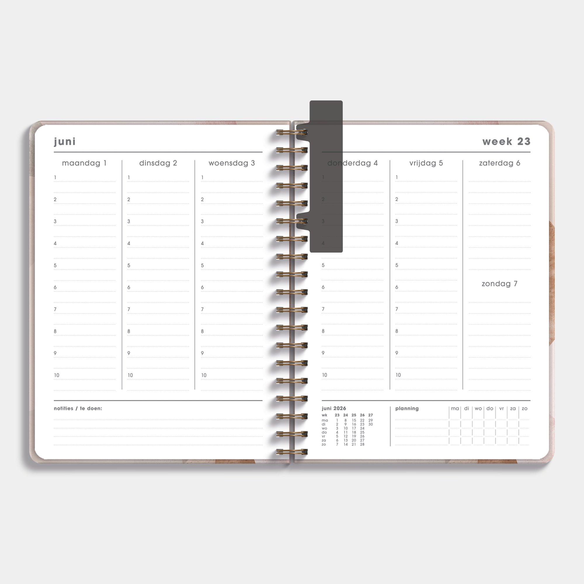 DOCENTENAGENDA BUNDEL 2026-2027 ±A4 ABSTRACT OUDROZE