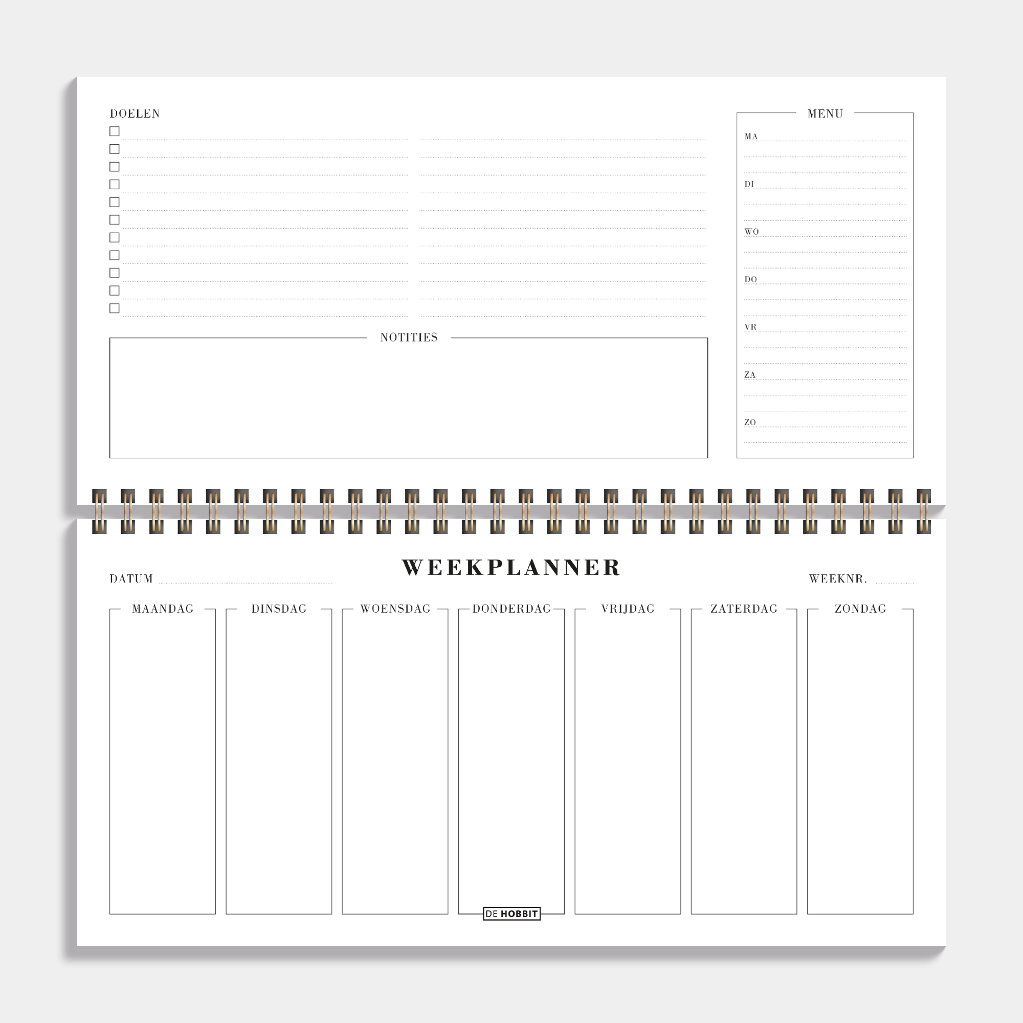 BUREAUPLANNER UNDATED WEIDEBLOEMEN
