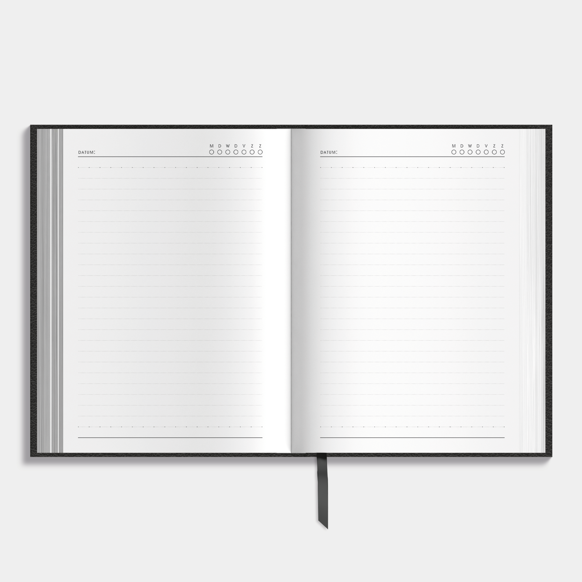 18 MAANDEN AGENDA BUNDEL 2025-2026 A5 LEDERLOOK