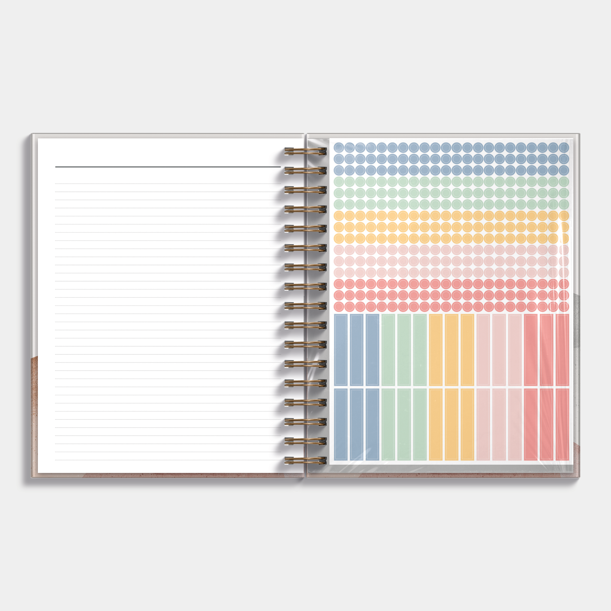 PLANNER UNDATED A5+ ABSTRACT