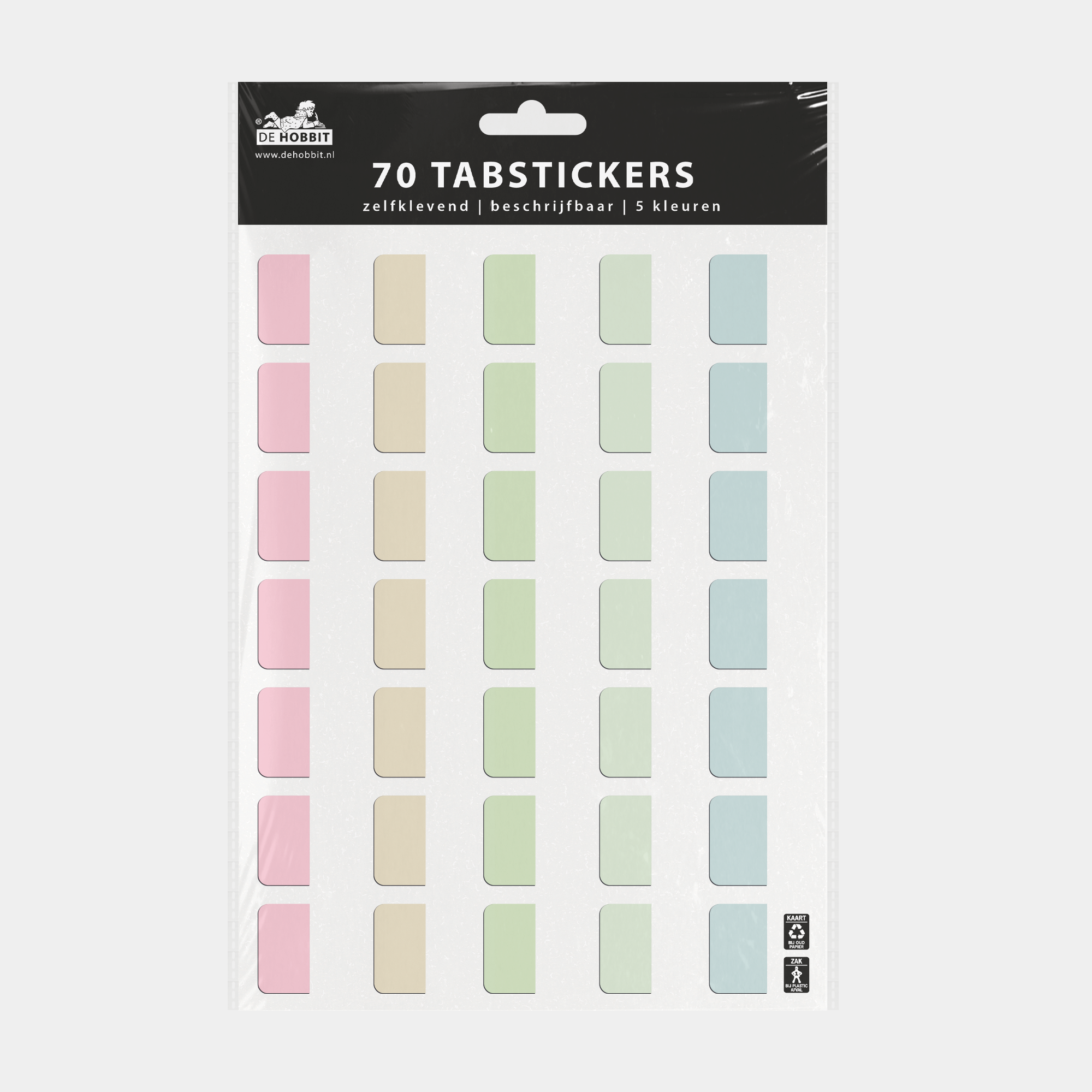 SET VAN 70 TABSTICKERS