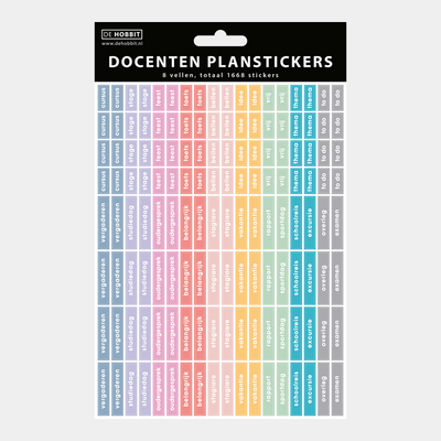 DOCENTEN PLANSTICKERS