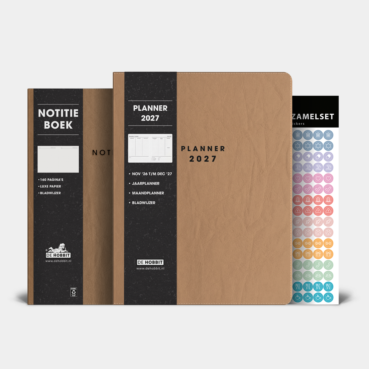 WEEKPLANNER BUNDEL 2027 ±A4 FLEX WASHED KRAFT