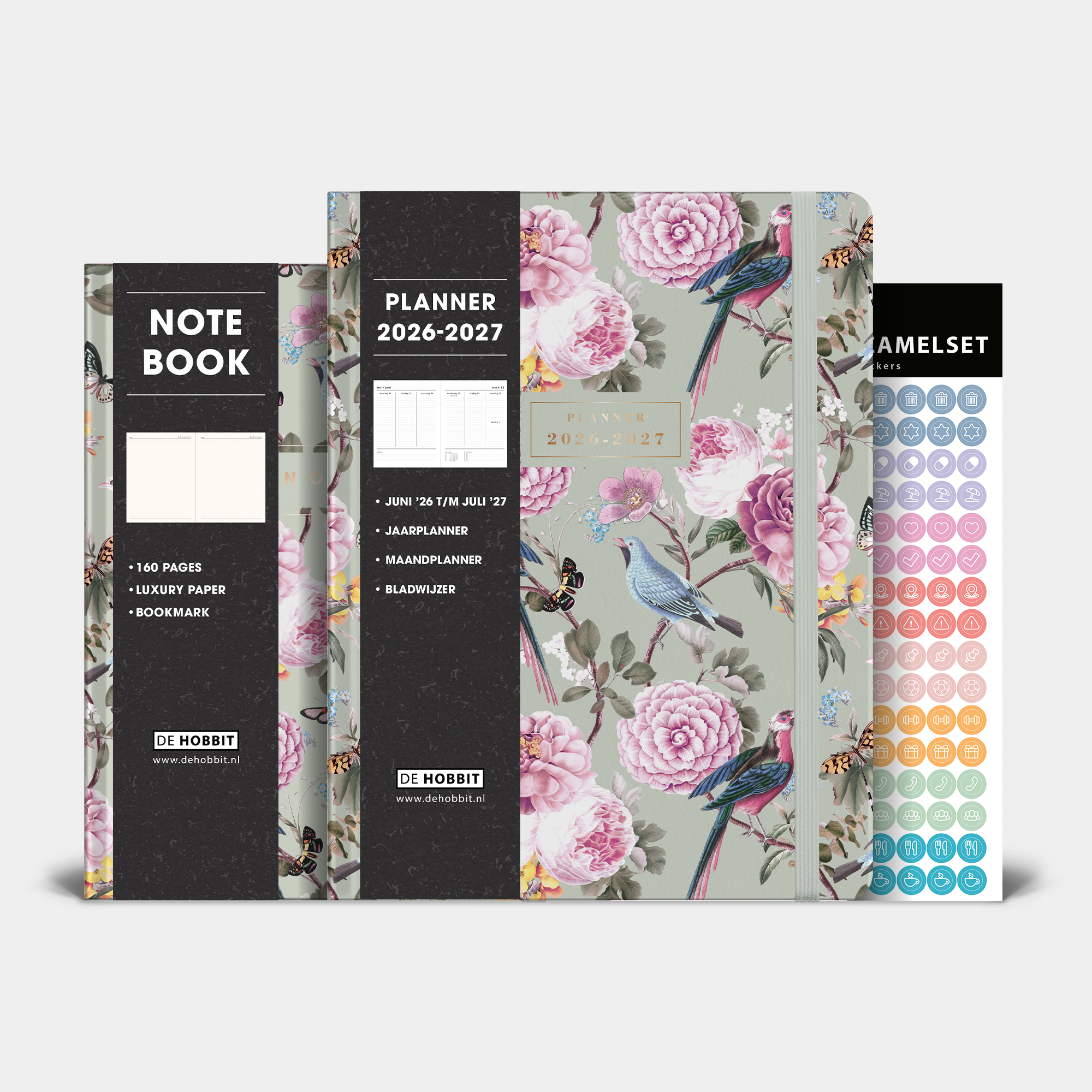 WEEKPLANNER BUNDEL 2026-2027 ±A4 ROMANTISCH