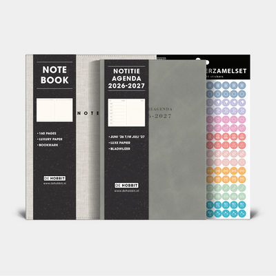 NOTITIEAGENDA BUNDEL 2026-2027 A5 SUEDELOOK