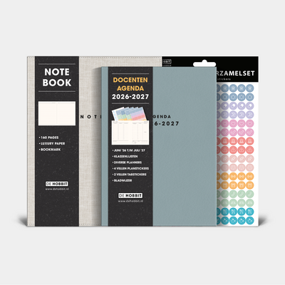 DOCENTENAGENDA BUNDEL 2026-2027 A5 LEDERLOOK