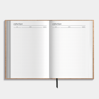 LUXE SCHOOLAGENDA 2025-2026 ±A5 WASHED CRAFT