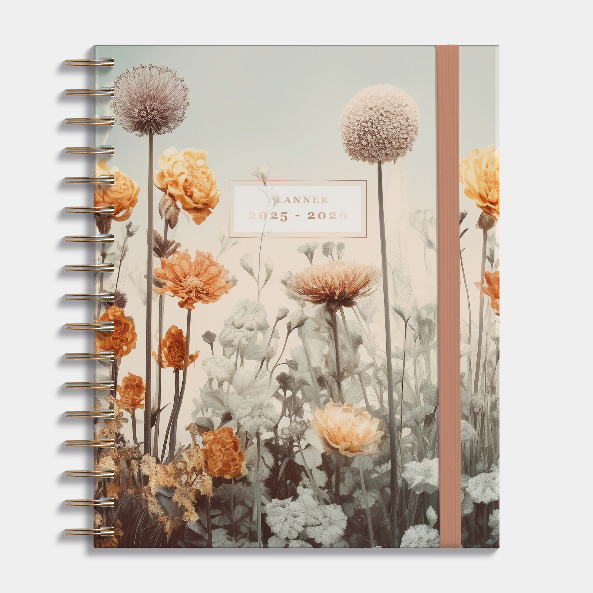 LUXE WEEKPLANNER BUNDEL 2025-2026 A5+ VELDBLOEMEN