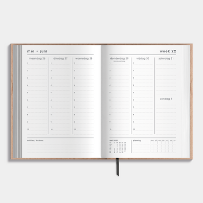 DOCENTENAGENDA BUNDEL 2025-2026 A5 WASHED CRAFT