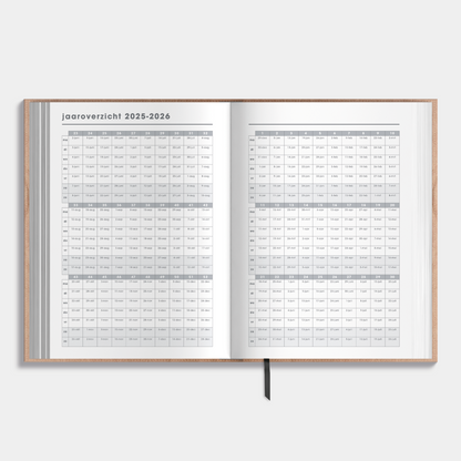 DOCENTENAGENDA BUNDEL 2025-2026 A5 WASHED CRAFT