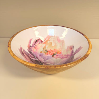 HOUTEN SCHAAL KERSENBLOESEM GROOT 30Ø