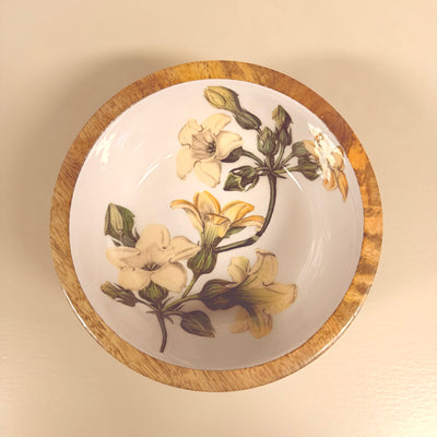 BUNDEL VAN 3 MANGO HOUTEN SCHALEN