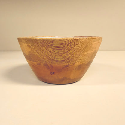 MANGO HOUTEN SCHAAL MET STER BLOEMEN 15Ø