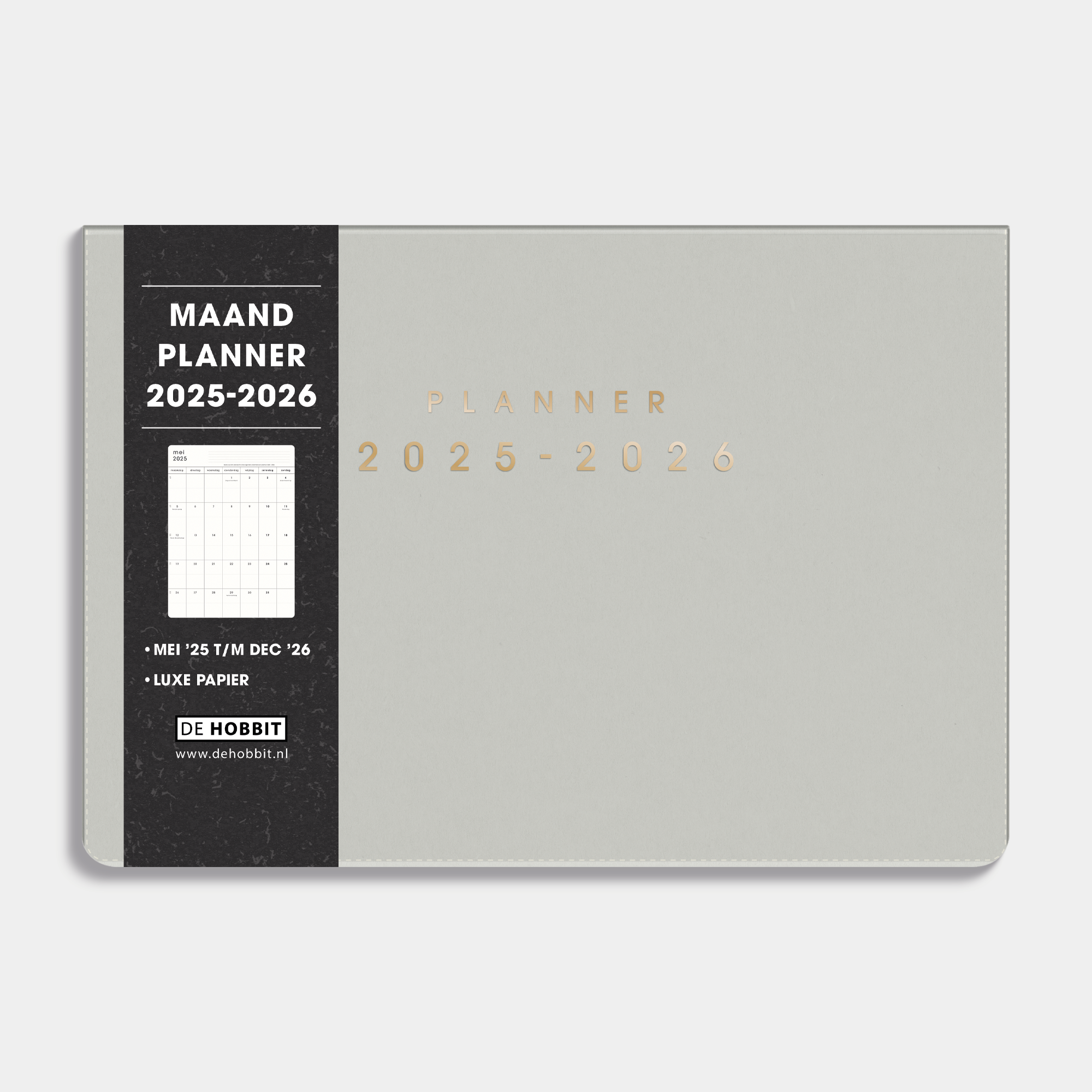 MAANDPLANNER 2025-2026 A5 WASHED CRAFT