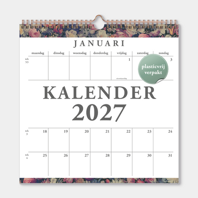 JAARKALENDER 2027 BLOEM KLASSIEK