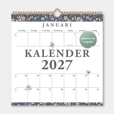 JAARKALENDER 2027 BLOEM KLEIN