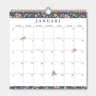 JAARKALENDER 2027 BLOEM KLEIN