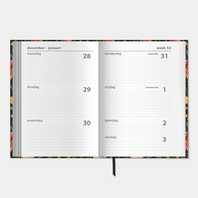 BASIC AGENDA 2027 A5 VINTAGE BLOEMEN