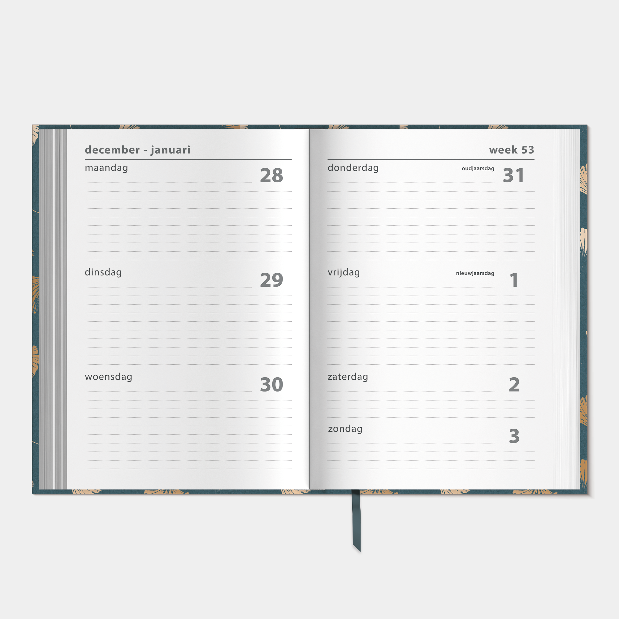 BASIC AGENDA 2027 A5 GINKGO GOUD
