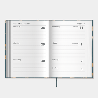 BASIC AGENDA 2027 A5 GINKGO GOUD
